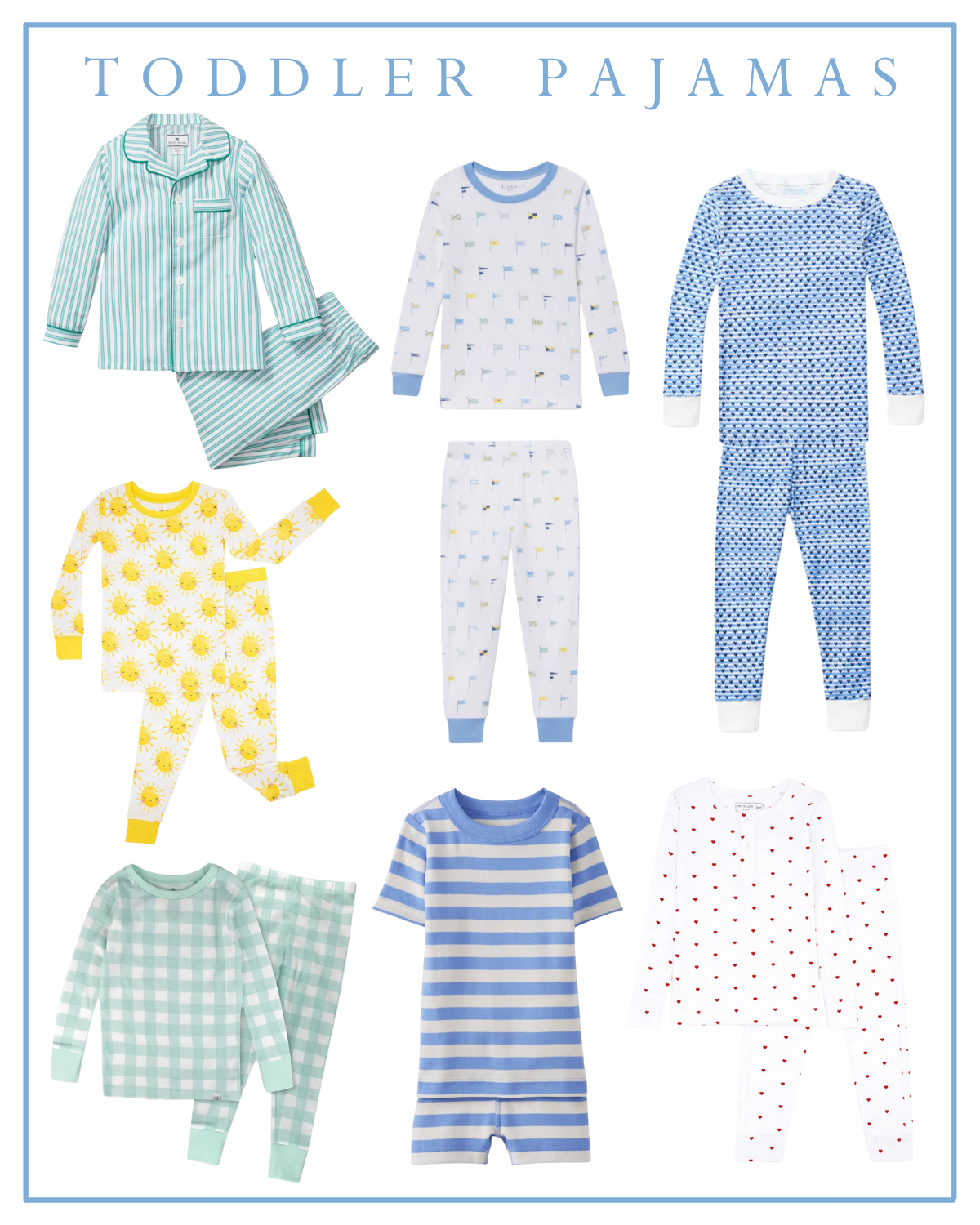 best toddler pajamas from petite plume, lake pajamas, joy street kids, little sleepies, honestbaby, hanna andersson, and minnow swim