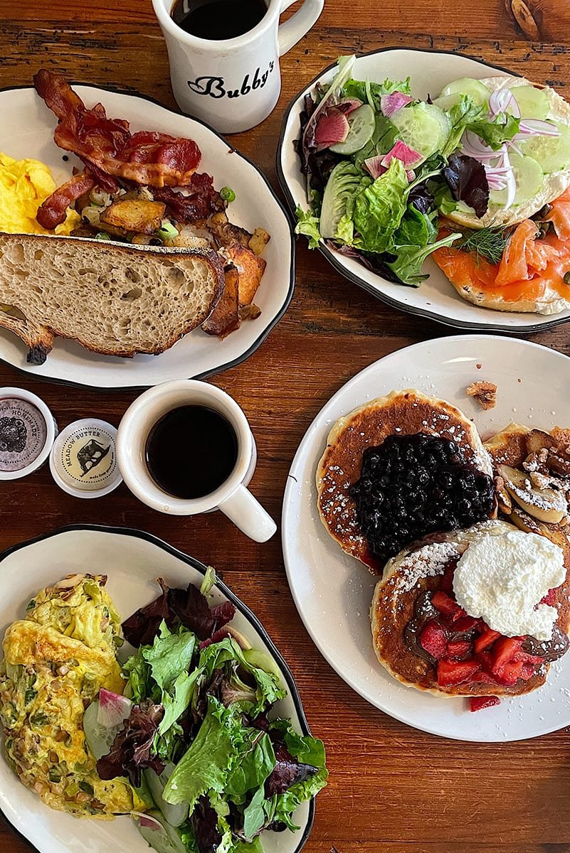 Bubby's for breakfast Bubby's for breakfast