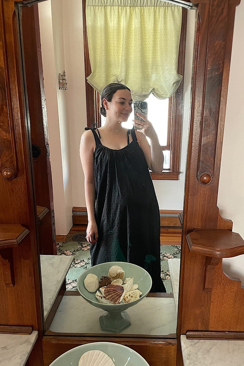 black midi dress black midi dress
