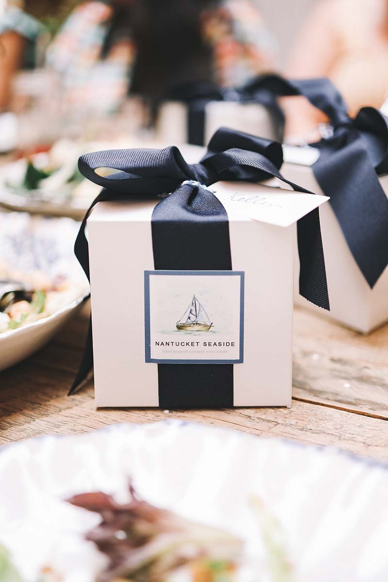 CANDLE GIVEAWAYS nautical themed baby shower