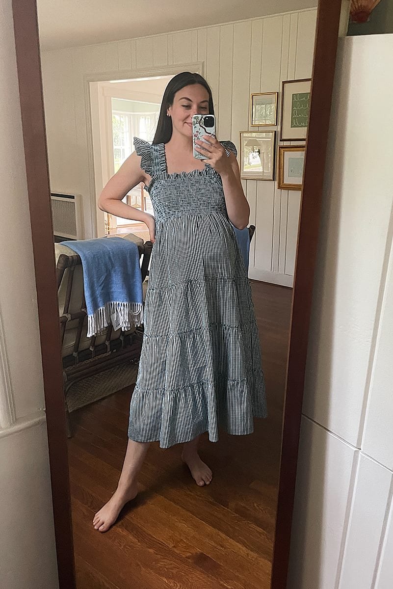 ruffled smocked dress ruffled smocked dress | WEEK OF OUTFITS 7.20.21