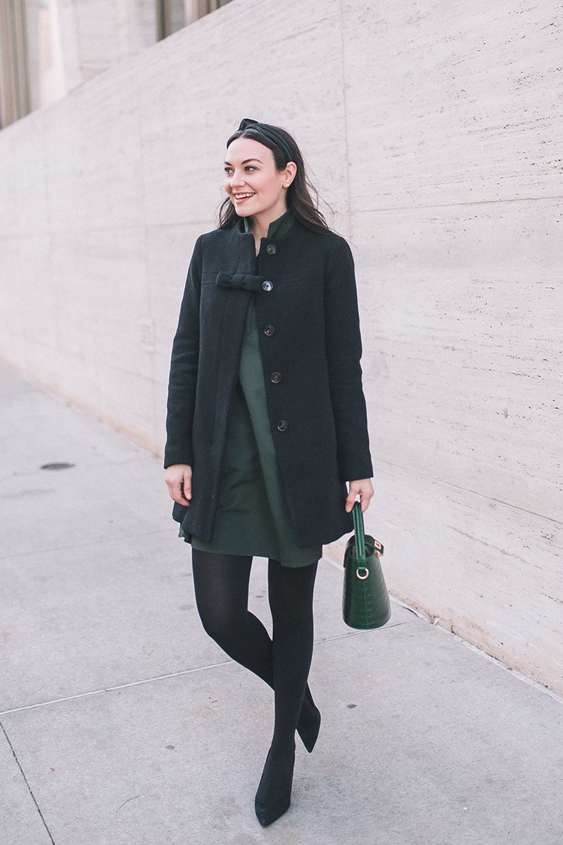 J. Crew Bow Coat