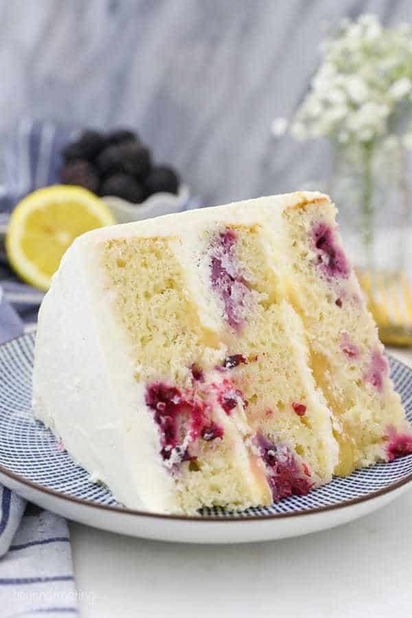 LEMON BLACKBERRY CAKE LEMON BLACKBERRY CAKE | SUMMER DESSERTS TO MAKE