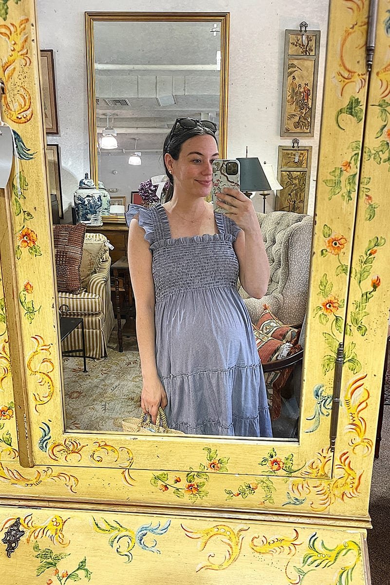 smocked summer dress