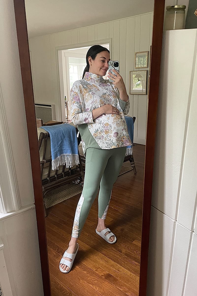 Meadow Green Chintz Funnel Pullover Meadow Green Chintz Funnel Pullover | WEEK OF OUTFITS 6.8.21