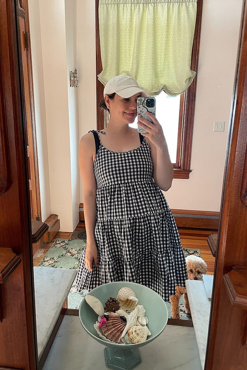 gingham tiered dress gingham tiered dress | WEEK OF OUTFITS 6.8.21